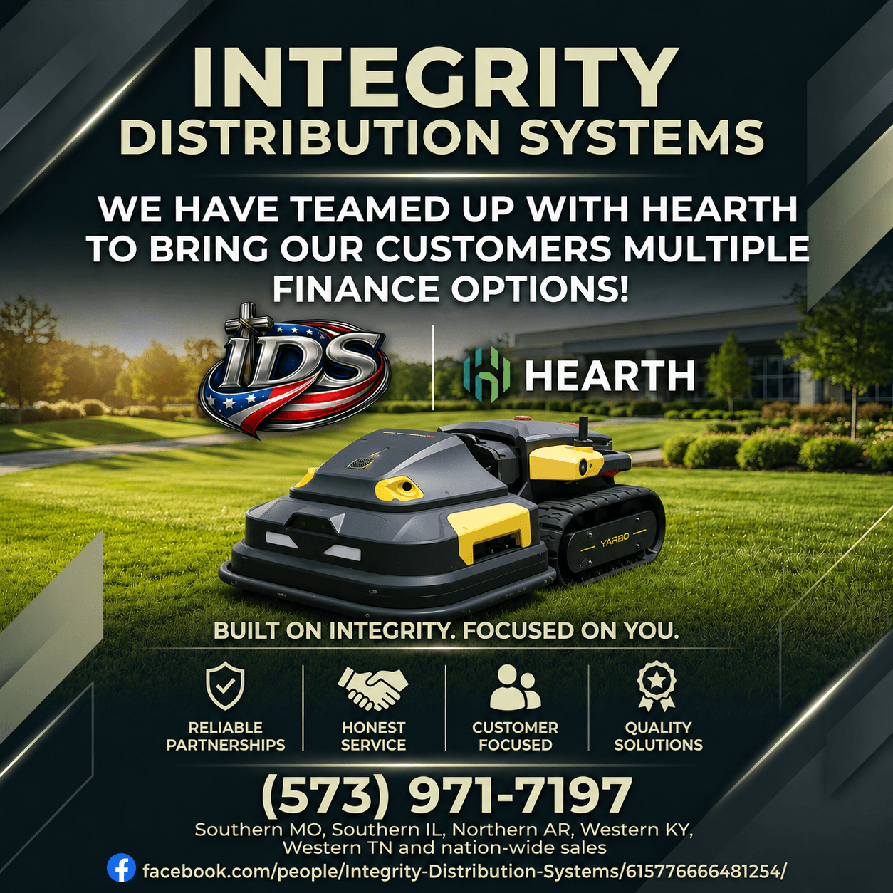 Integrity Distribution Systems financing through Hearth